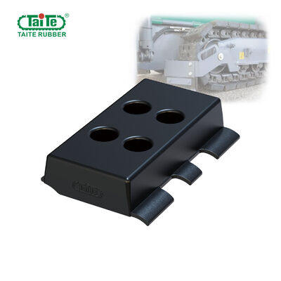 अच्छी कीमत ब्लैक लाइटवेट पेवर ट्रैक पैड उच्च प्रदर्शन रबर फॉर्मूला टिकाऊ ऑनलाइन