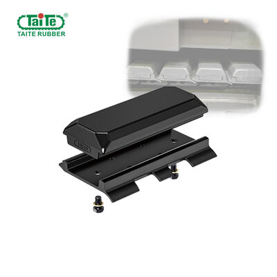 अच्छी कीमत स्प्लिट टाइप रबर पेवर ट्रैक पैड 300MM चौड़ाई उच्च तापमान प्रतिरोध ऑनलाइन