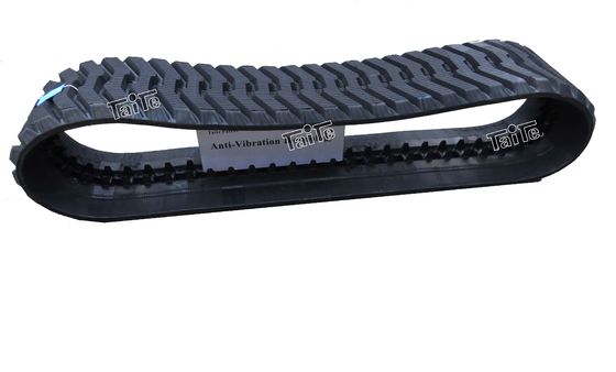 अच्छी कीमत पेटेंटेड ब्लॉक लाइटनिंग शेप प्रोफाइल के साथ नॉन-डिसीग्रेशन कंटीन्यूअस हाई परफॉर्मेंस स्किड स्टीयर रबर ट्रैक 450X86BLX60 ऑनलाइन